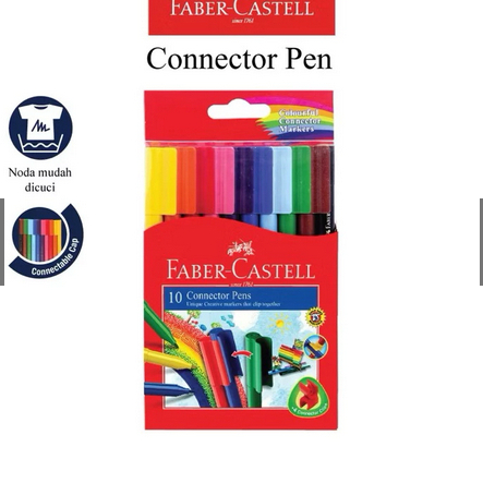 

Faber-Castell Connector Pen 10 Warna / Connector Pen Faber Castell