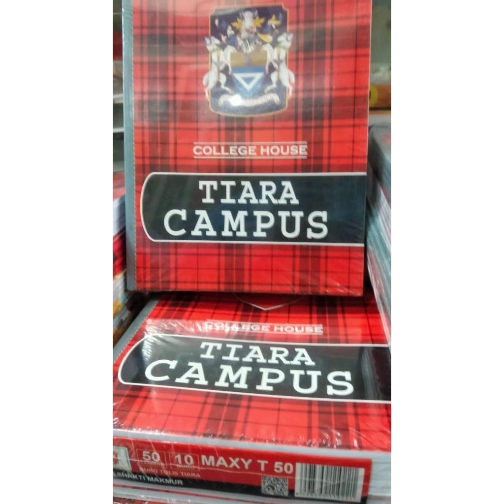 

buku Tulis Tiara Campus Maxi T isi 50lembar,1pack