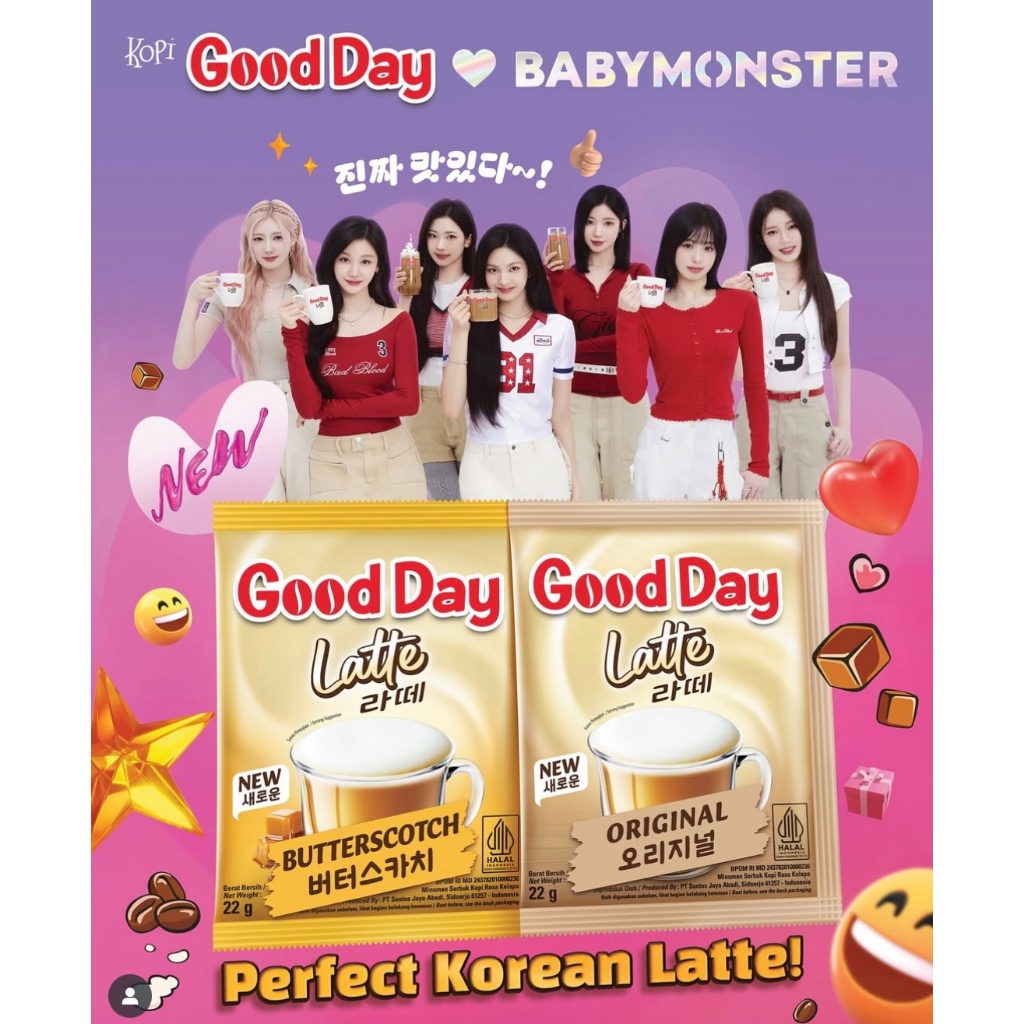 

Good Day Latte ButterScotch / Original Korean Latte (isi 10 pcs)