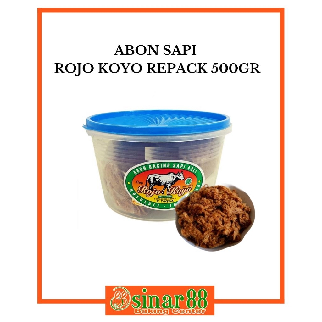 

Abon Sapi Rojo Koyo 500gr PLASTIK BENING TANPA TOPLES