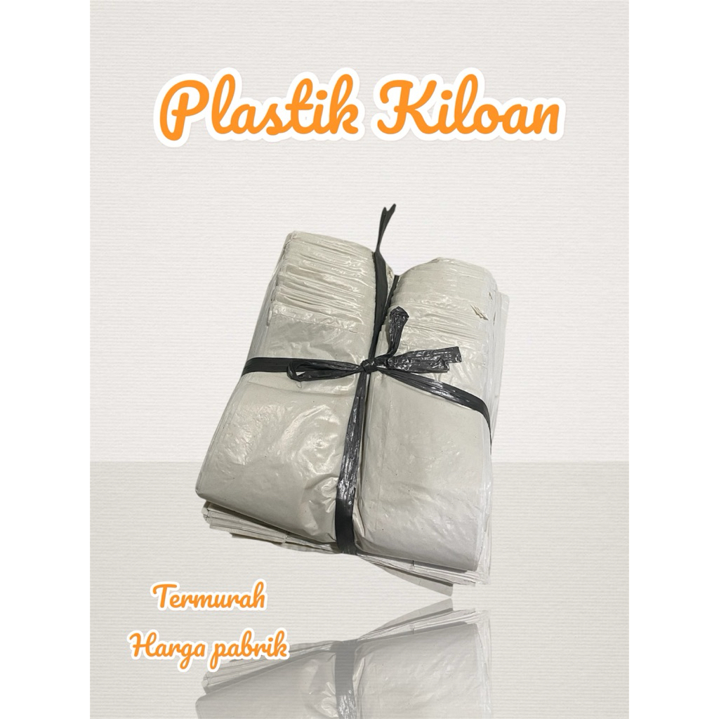 TD Plastik Kresek Kiloan Putih Doff / putih susu Murah / plastik jualan