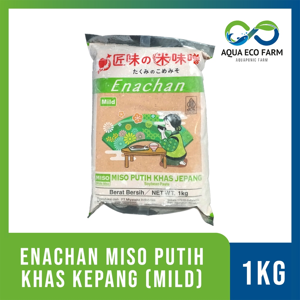 

[AquaEcoFarm] Enachan Miso Putih Jepang 1kg – Pasta Fermentasi Kedelai Khas Jepang Bandung