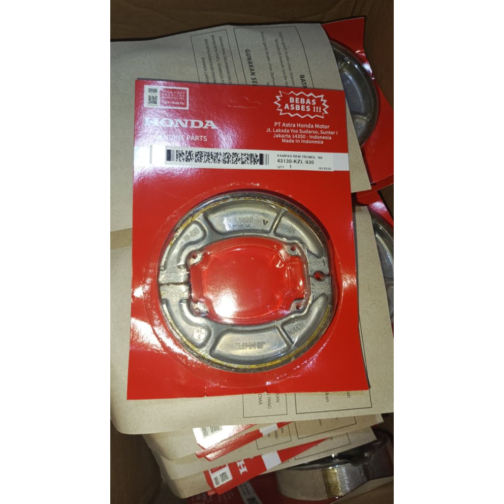 KAMPAS REM BELAKANG BEAT KZL ORIGINAL