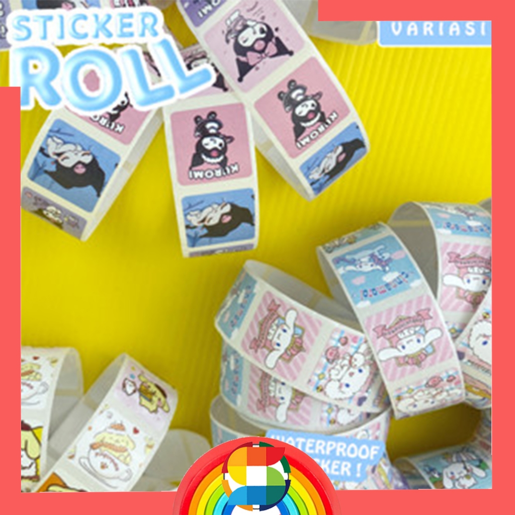 

Label Stiker Kartun Lucu / Stiker Anak Anak/ Stiker Roll Label Lucu Isi 500 Lembar Motif Cartoon 278