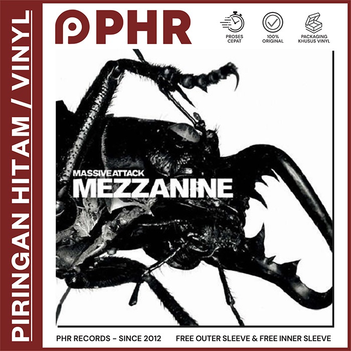 Vinyl MASSIVE ATTACK - Mezzanine [Piringan Hitam]