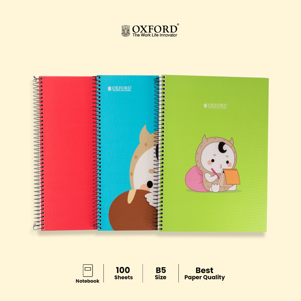

Oxford Buku Gambar & Sketsa Size B5 Spiral 100 Halaman – Sketchbook / Drawing Book Kertas Premium