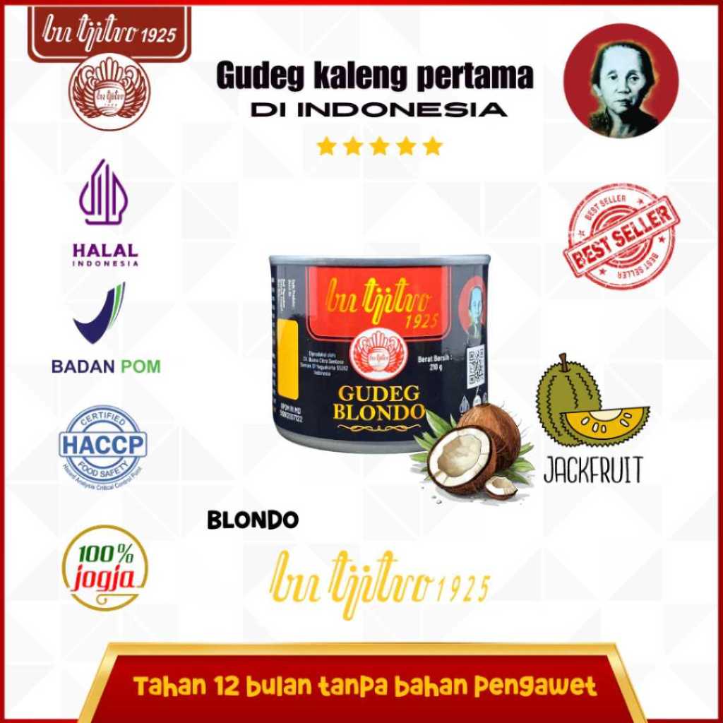 

Bu Tjitro 1925 Gudeg Kaleng Blondo /gudegjogja/gudegrekomendasi/gudegenak