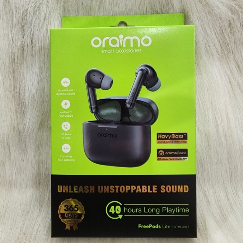 Headset TWS Bluetooth Wireless Oraimo FreePods Lite OTW-330