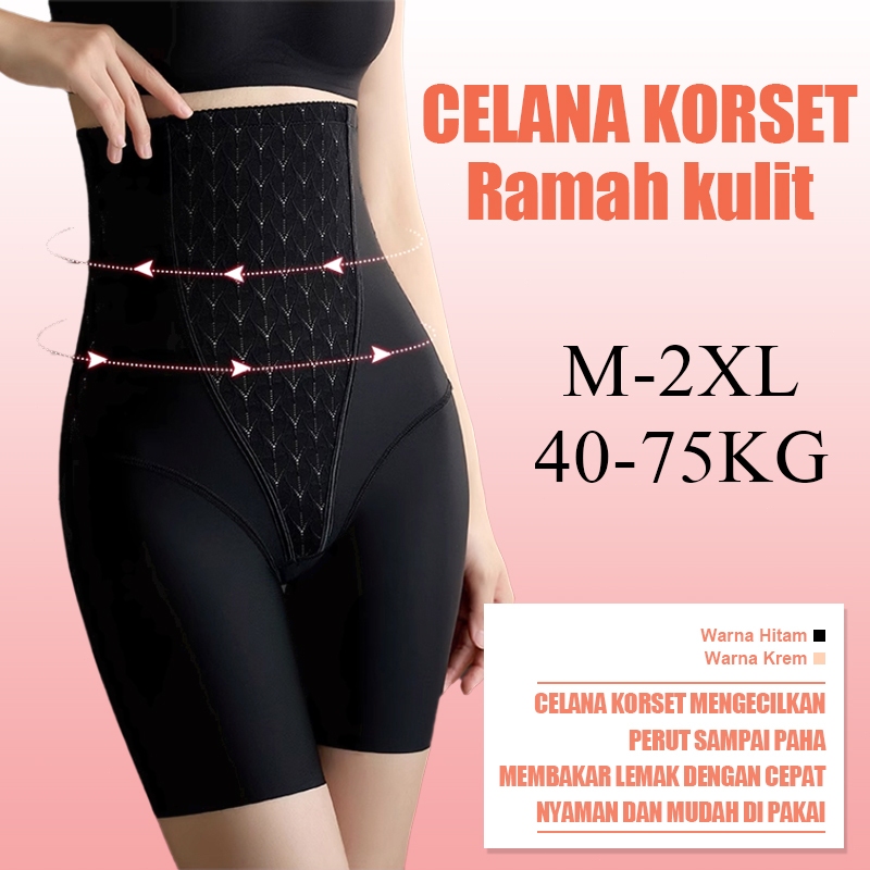Korset Celana Pelangsing Perut Wanita / Celana Korset Hot stone / Korset Pelangsing Paha