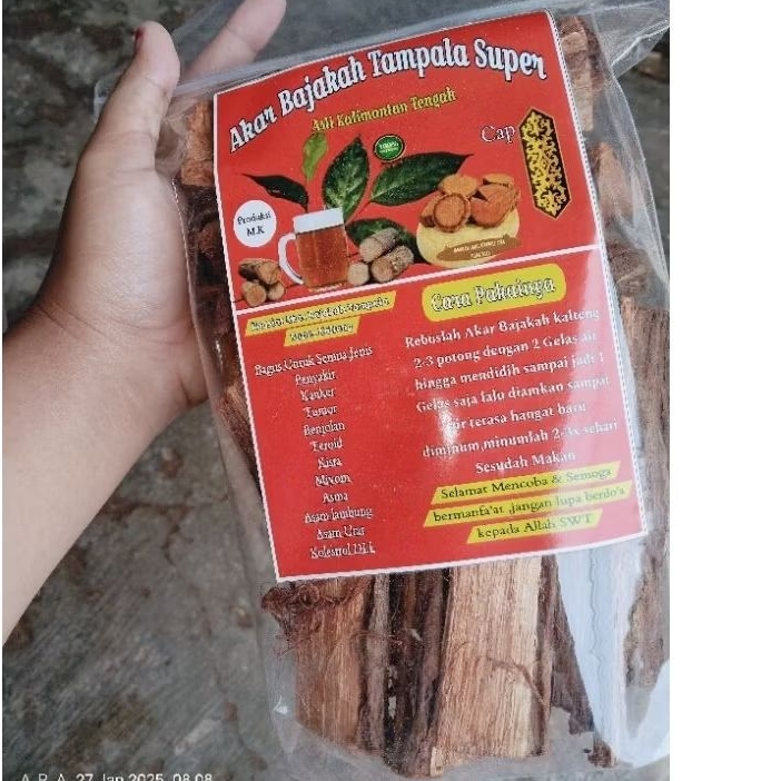

AKAR BAJAKAH TAMPALA SUPER KHAS KALTENG ISI 500gram