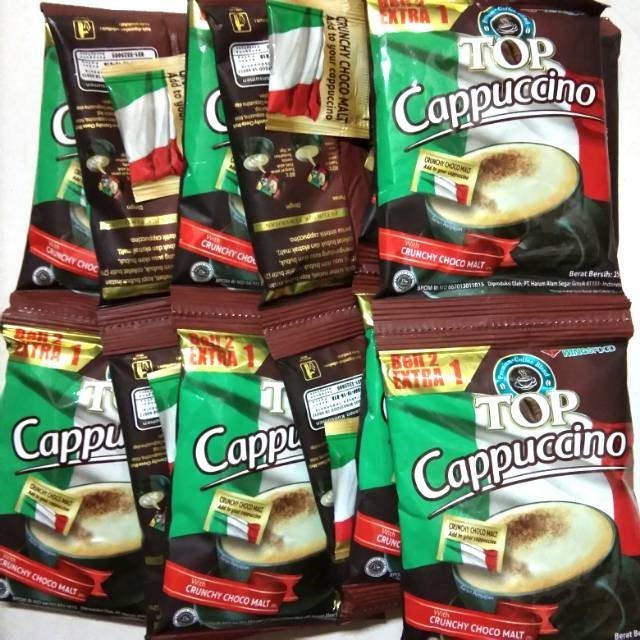 

Top Coffee / Top KOPI CAPPUCCINO Termurah isi 15 Sachet