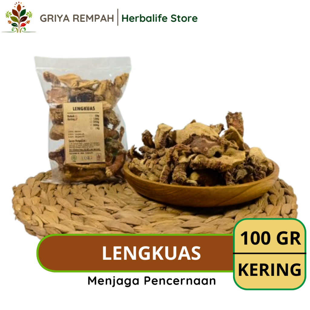 

LENGKUAS KERING LAOS 100 GRAM Premium Ramuan Rempah Herbal 100% Alami Rimpang Murni untuk Jamu Tradisional Kesehatan & Minuman Sehat Alpinia galanga