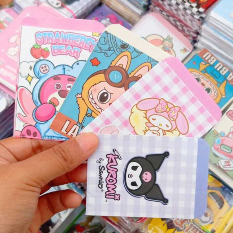 

Amplop Lebaran Mini 10pcs Karakter Labubu Snack Kecil 1 Pack / Amplop Lebaran Grosir