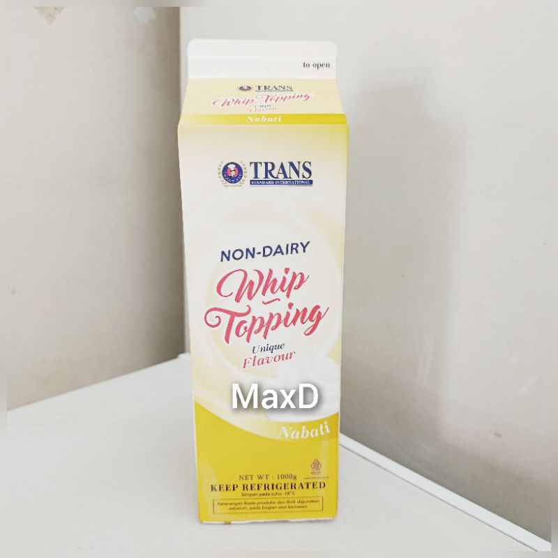 

Trans Whipping Cream Gold Nabati 1000ml 1 Pcs