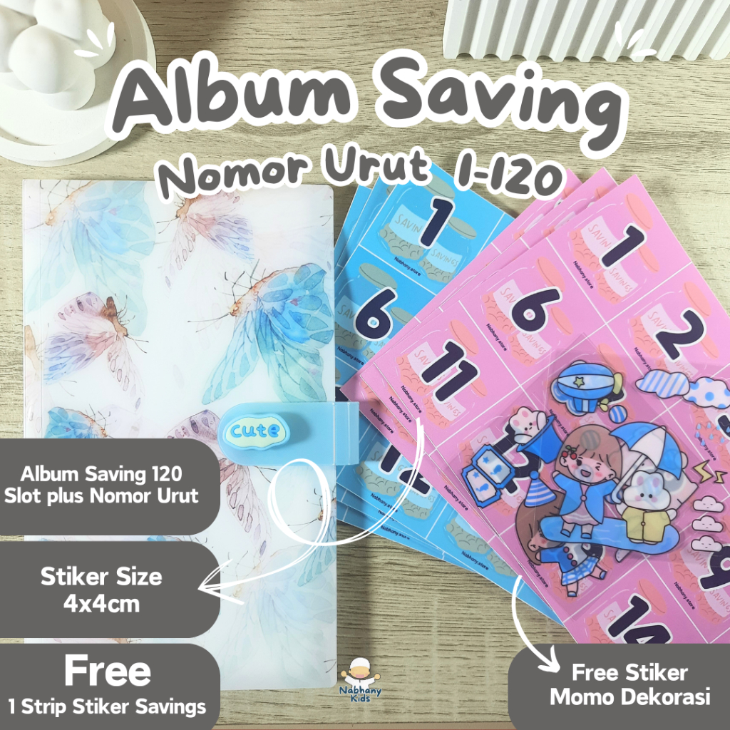 

Paket Album Menabung Metode Nomor Urut 1-120 / Paket Album Menabung Nomor Urut 1-240/ Paket Menabung