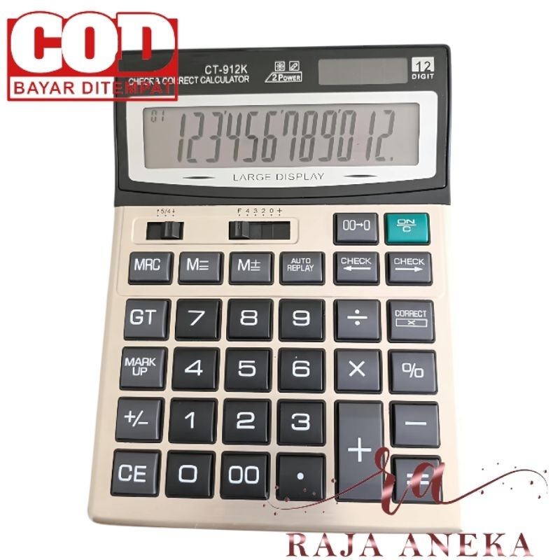 

Calculator Kalkulator Murah tipe SDC912K 912 K 912K Warna Menarik 12 Digit CT