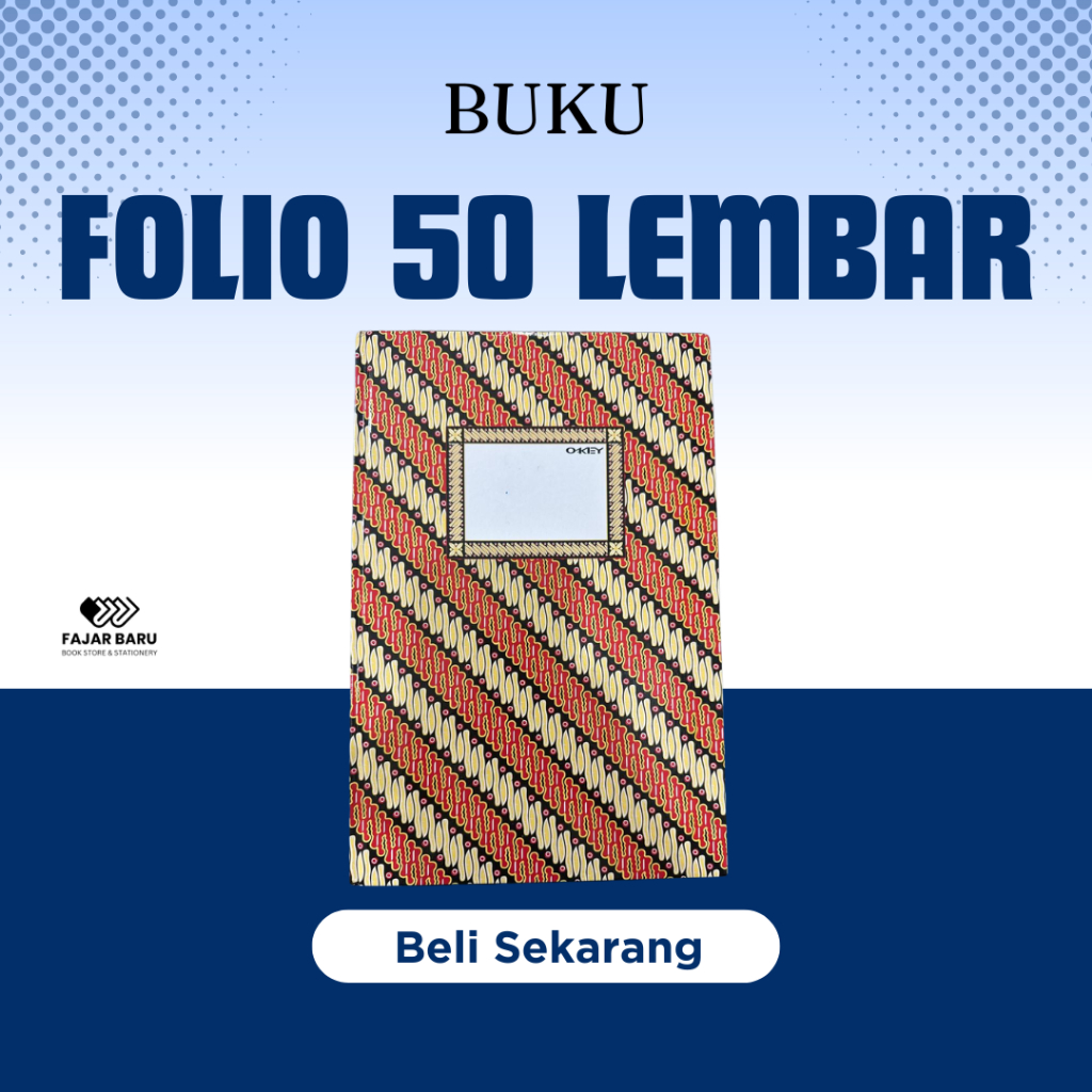 

BUKU FOLIO 50 LEMBAR / BUKU FOLIO