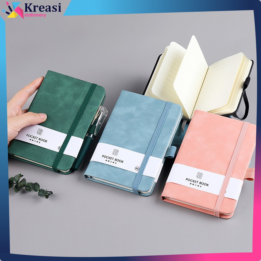 

Buku Catatan Kecil Notebook A6 Portable Mini Pocket Book / Aesthetic Daily Book Buku Tulis Agenda Tali / Notebook Aesthetic Book Kreasi Stationery A92