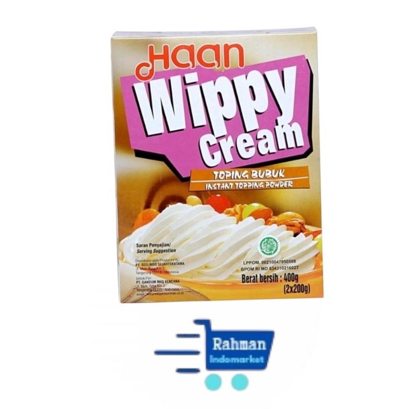 

WIPPY CREAM HAAN 200gr 400gr