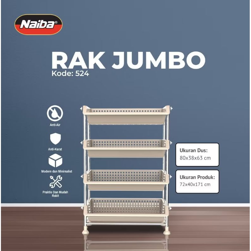 ( CARGO ) RAK SERBAGUNA / RAK JUMBO VALENTINO NAIBA