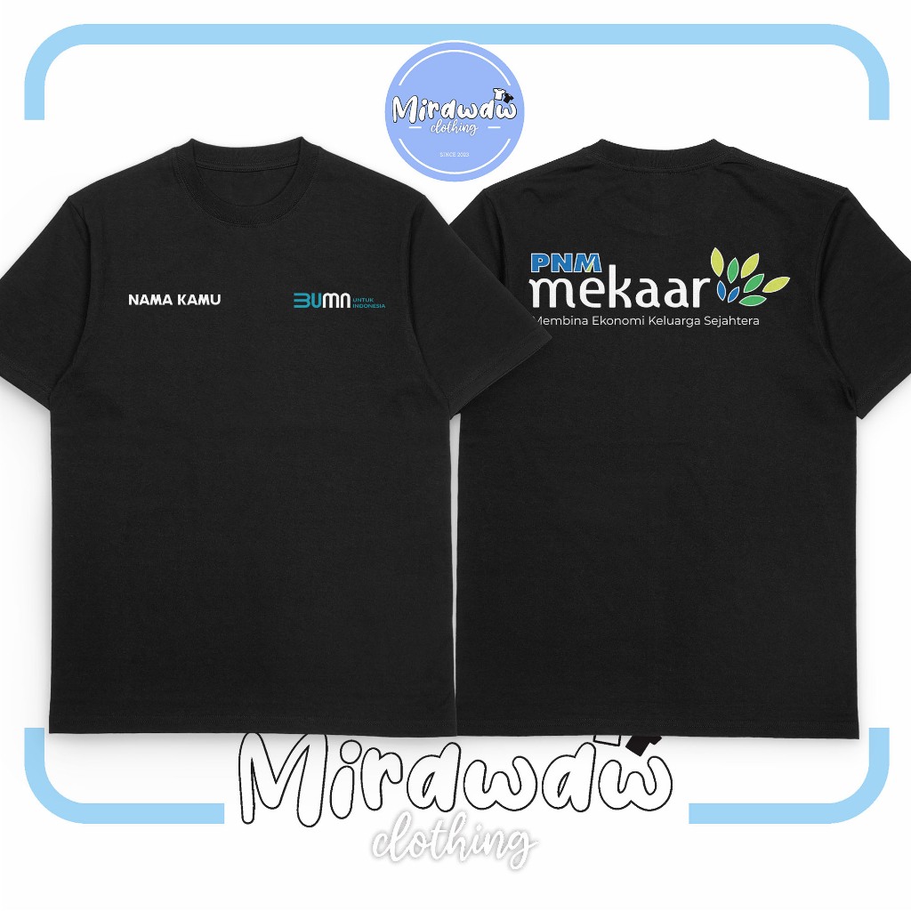 Kaos PNM MEKAAR Gratis Nama Kamu Baju Distro