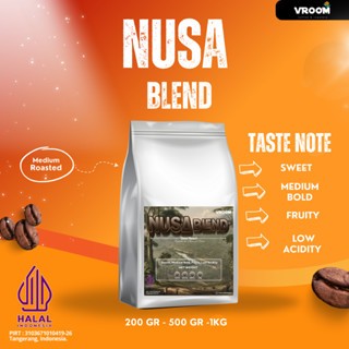 

Coffee Arabica liberika Nusa Blend Roasted Bean Biji Matang Bubuk 500gram