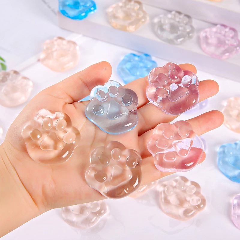 Squishy Mochi Jelly Paw Telapak Kucing Dan Jelly Paw Ikan Kenyal Kenyal