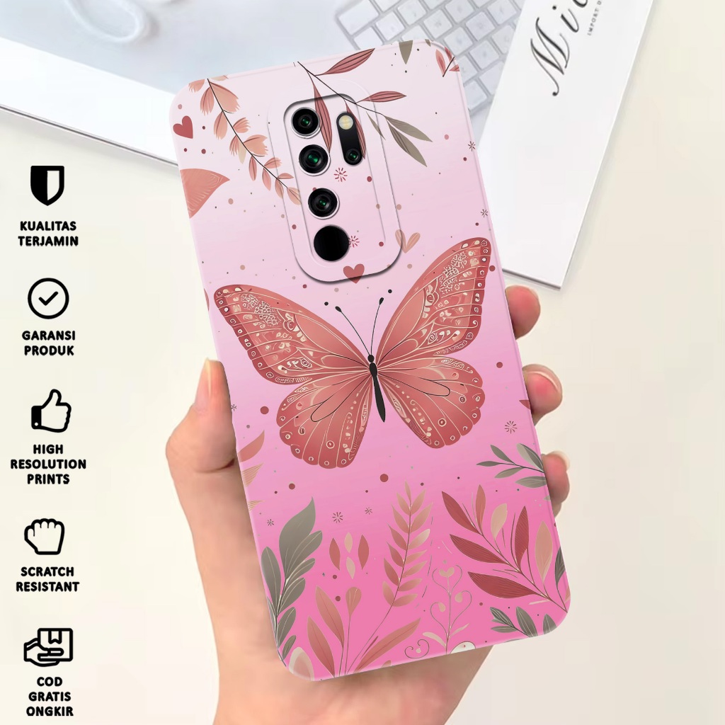 Case Xiaomi Redmi Note 8 PRO - Softcase Xiaomi Redmi Note 8 Pro Motif PINK - Casing Hp Xiaomi Redmi 