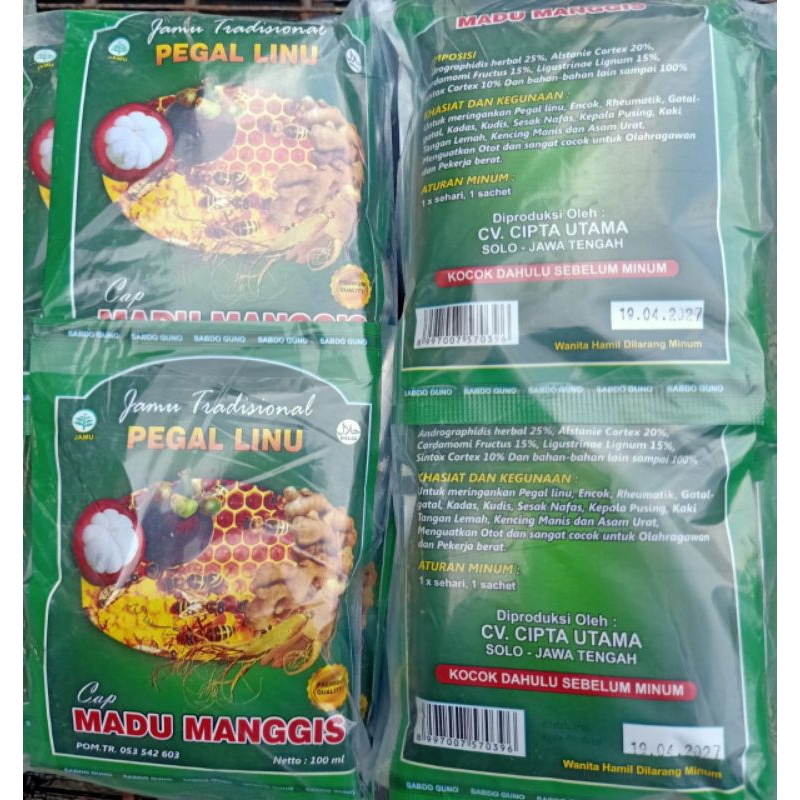 

Madu Manggis 12 sachet