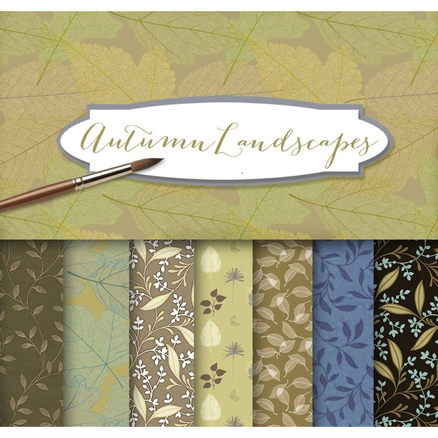 

REFINED Scrapbook Paper Set 6"x6" - Autumn Garden Design (24 sheets)