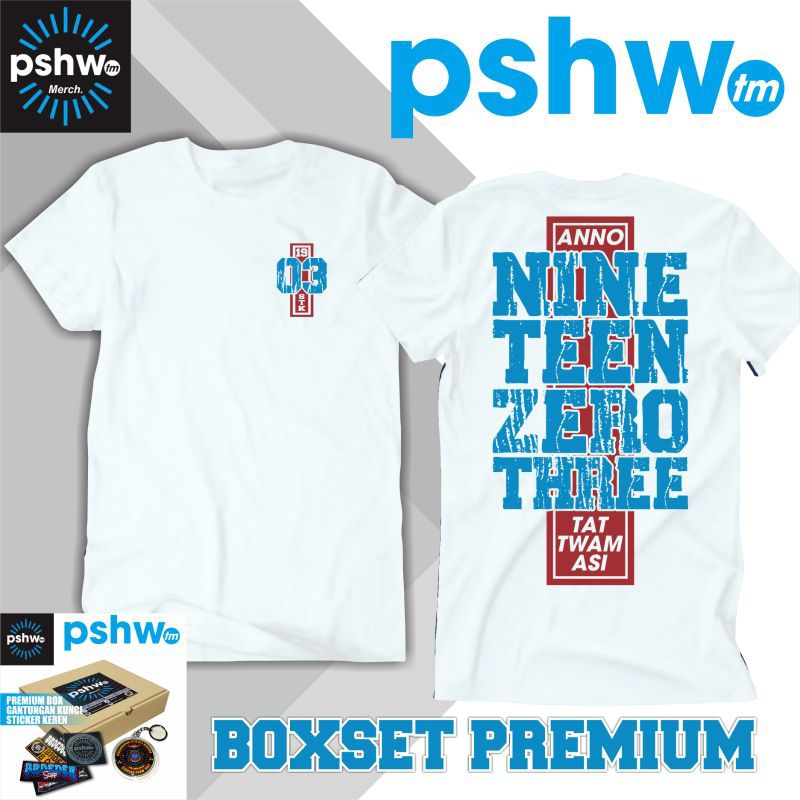T-shirt pshw.tm terbaru NINE TEEN ZERO THREE
