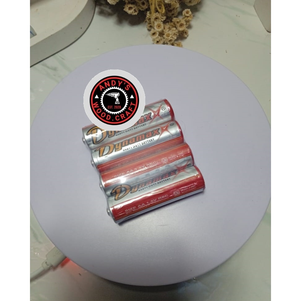 BATERAI MURAH||BATERAI AA||BATERAI NON-RECHARGEABLE||Dynamax Baterai Kombinasi AA-1,5V R6C