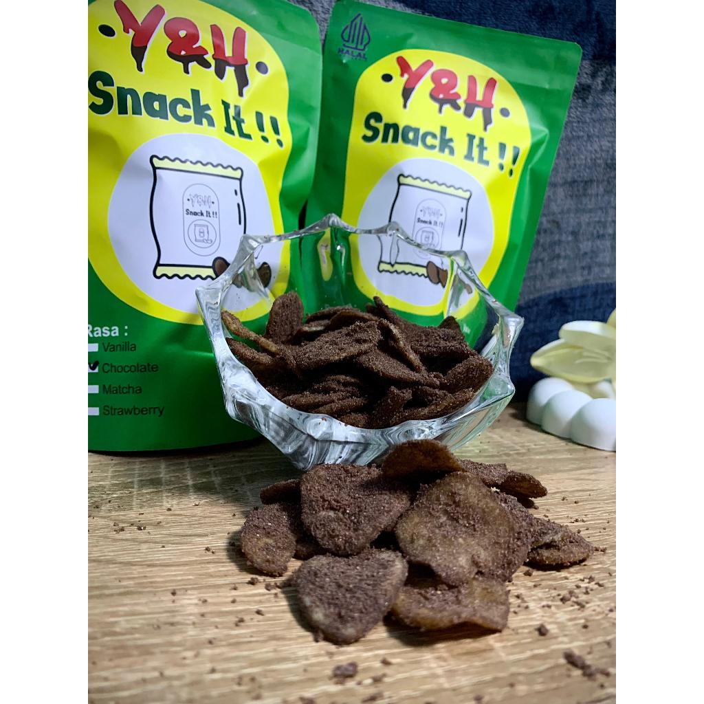 

keripik pisang kering enak murah macam-macam varian rasa y&h snack it