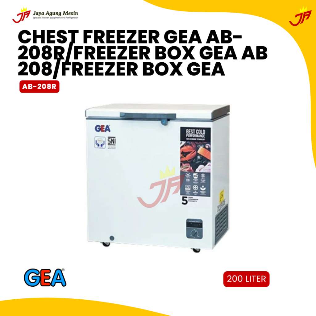 GEA Freezer AB-208R / Freezer Gea AB-208-R /Freezer BOX 200Liter