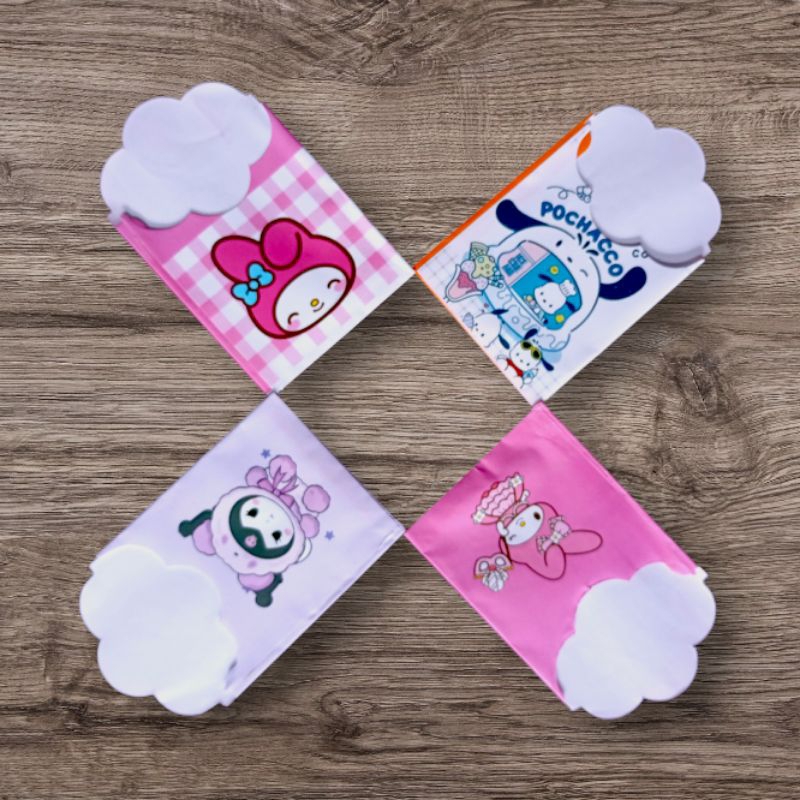 

amplop lebaran angpao karakter unik lucu amplop kuromi labubu 2025