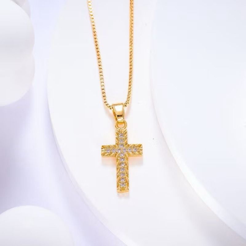 Kalung Wanita Titanium Kalung Karat Emas Silver Asli Panjang Muda Dan Anti Luntur