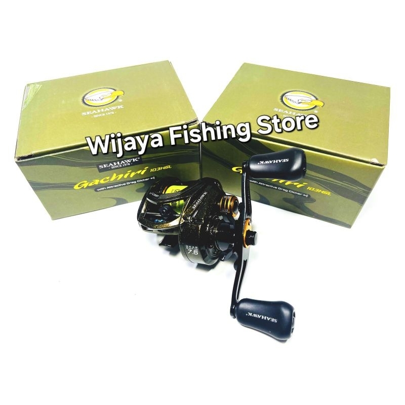Reel Pancing BC Seahawk Gachiri 103 HSL GRATIS SENAR PE