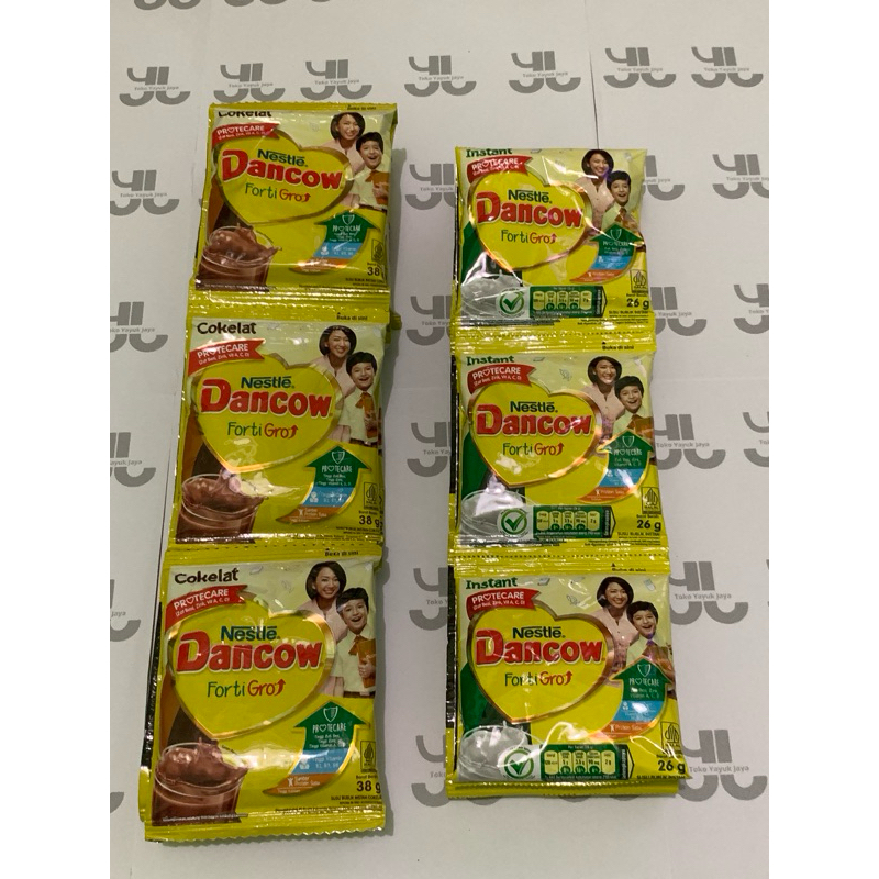 

Dancow fortigro susu bubuk 26g 1R/isi10pcs