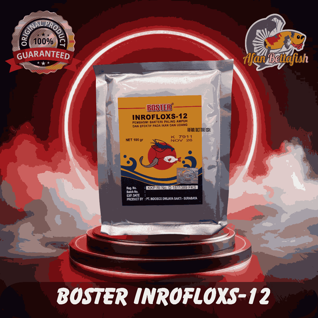 Boster Inrofloxs 12 Antibiotik Ikan Enrofloxacin