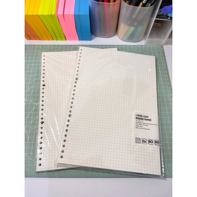 Panmomo Loose Leaf Binder Paper B5 - Isi Kertas Binder/Refill Kertas Binder