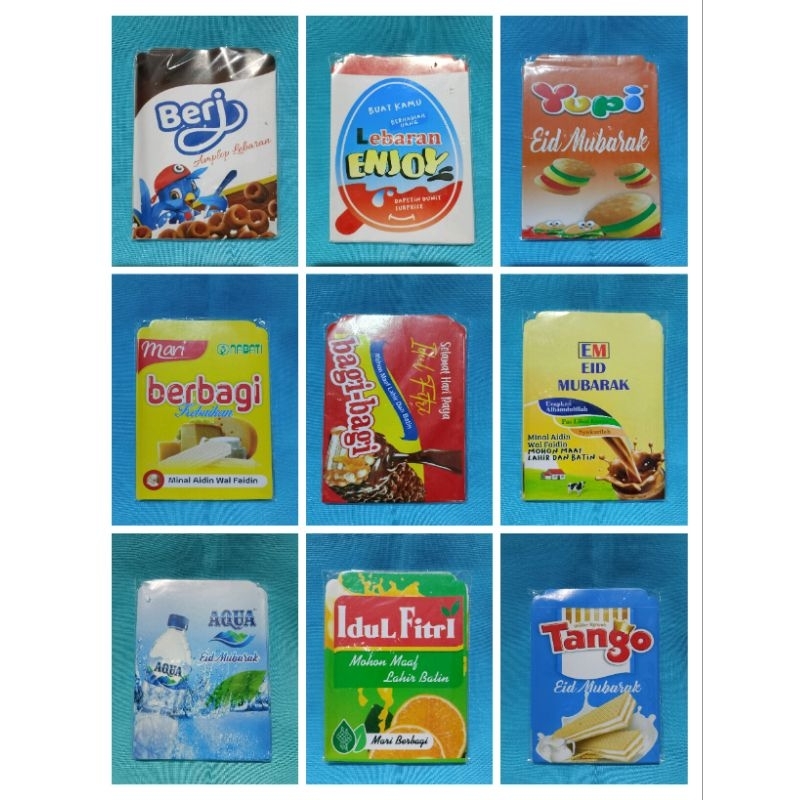 

AMPLOP LEBARAN MOTIF SNACK TERBARU