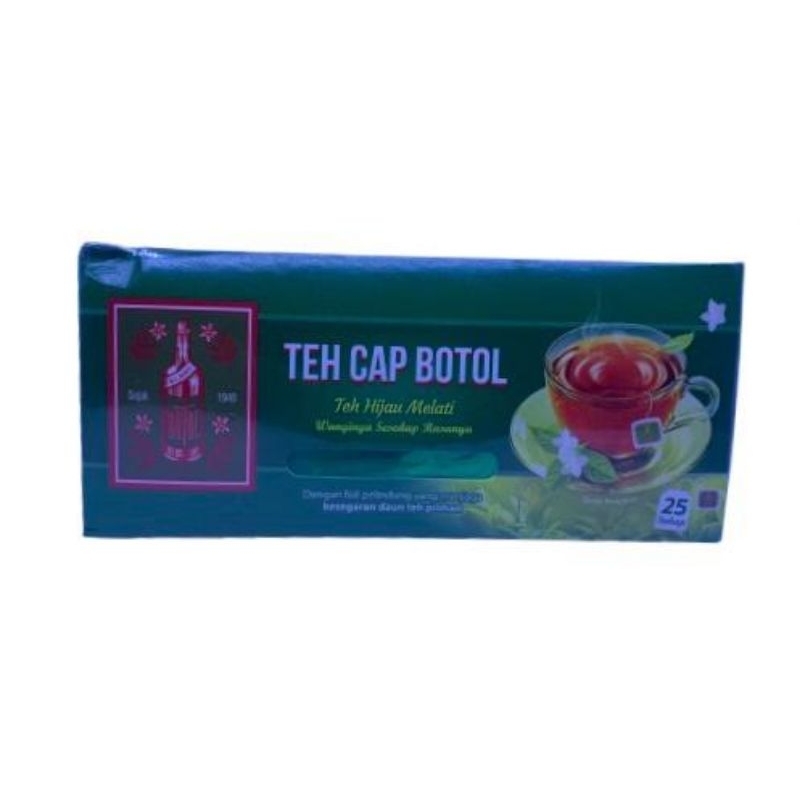 

Teh Celup Cap Botol Hijau Aroma Melati 25 Bags -Tea Bag