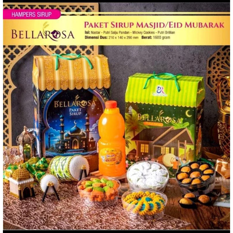 

Bellarosa Paket Sirup Masjid/Eid Mubarak - Hampers Lebaran