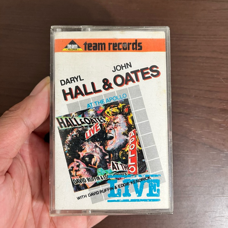 Kaset Daryl Hall & John Oates - Live At Apollo (Team Records)