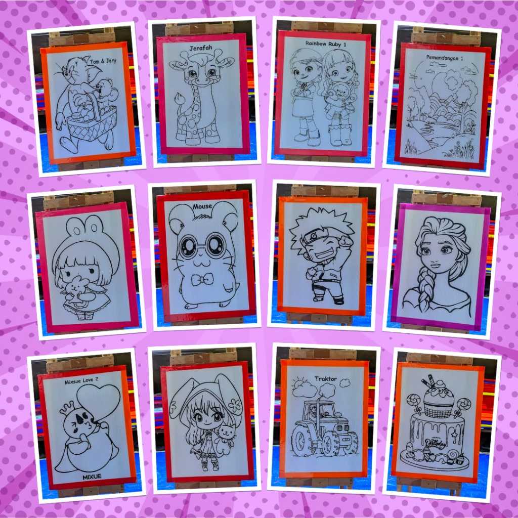

GROSIR STEROFOAM LUKIS/MEWARNAI ISI 40PCS TERMURAH UKURAN 30x40