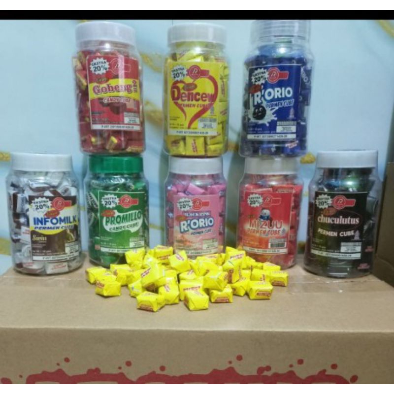 

permen candy cube viral best seller isi 60 biji