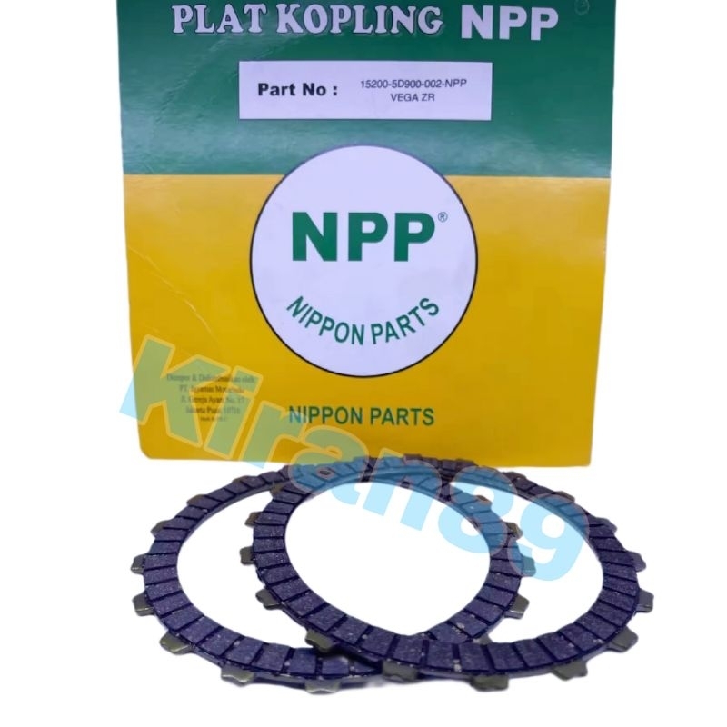 PLAT KOPLING KAMPAS KOPLING VEGA ZR JUPITER Z ROBOT 5D9 ORIGINAL NPP