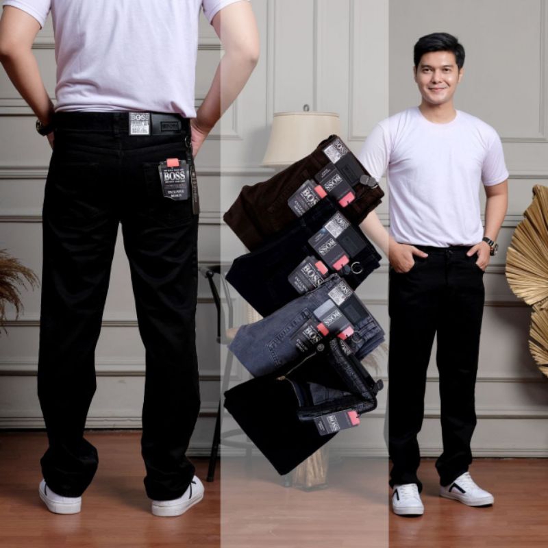 Benz Boss Celana Jeans Hitam