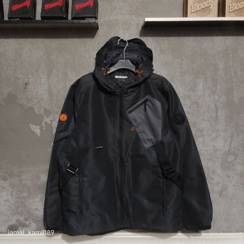 JACKET OUTDOOR BLOODS ACTV WINCORE BLACK ORIGINAL.