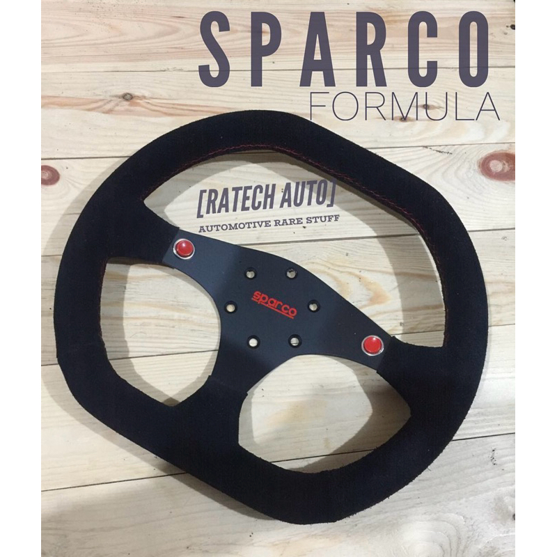 SPC FORMULA 1 STEERING WHEEL-STIR RACING F1 SUEDE-SETIR RACING MODEL F1-SETIR BALAP MODEL FORMULA1